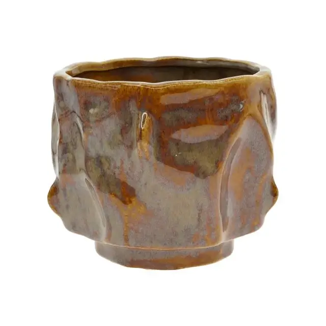 Barna kerámia kaspó